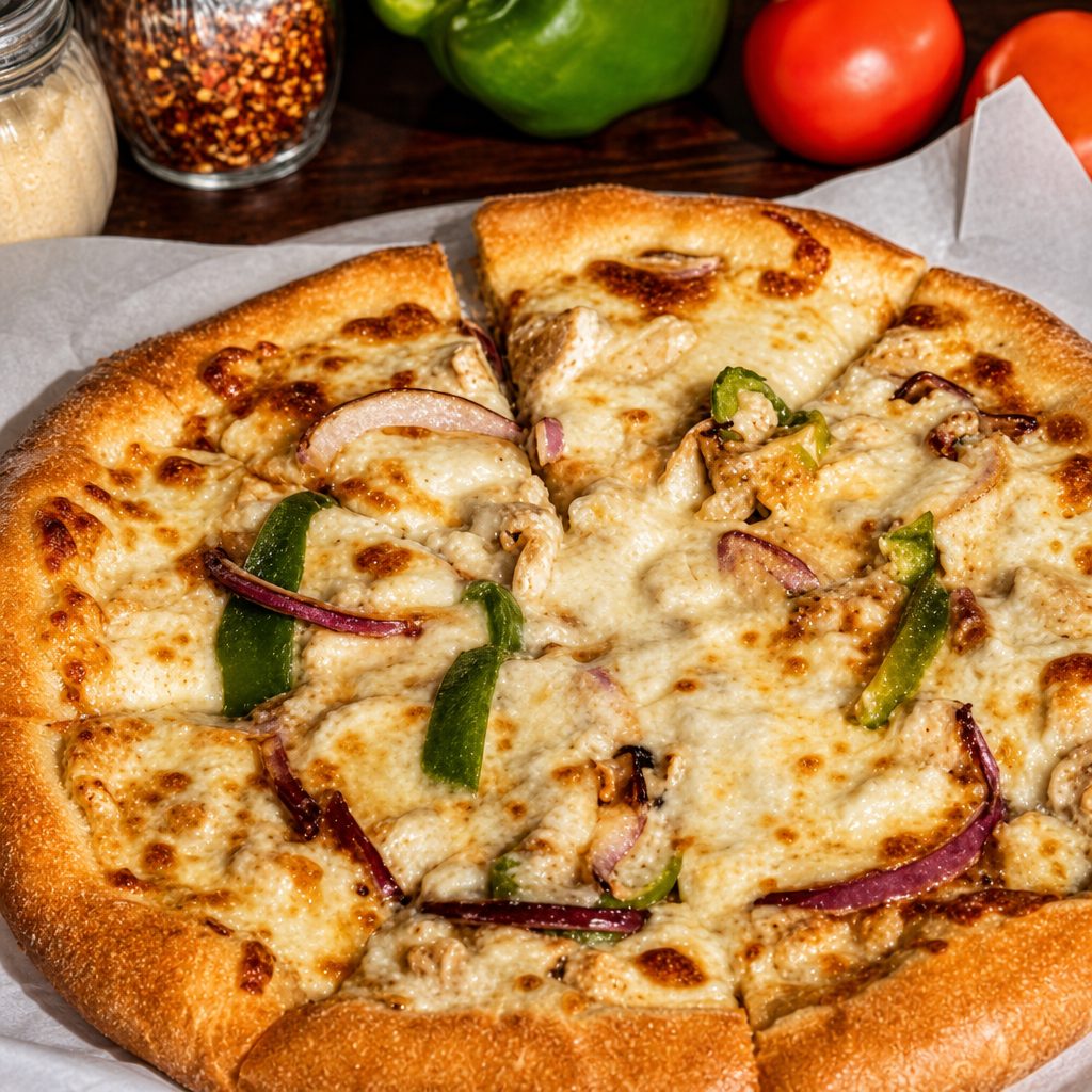Ranch Rooster Pizza.