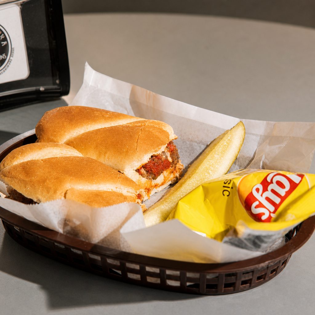 Meatball Sandwich.