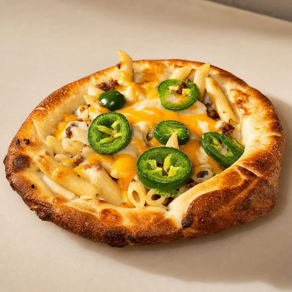 Mac & Cheese w/ Bacon & Jalapeno.