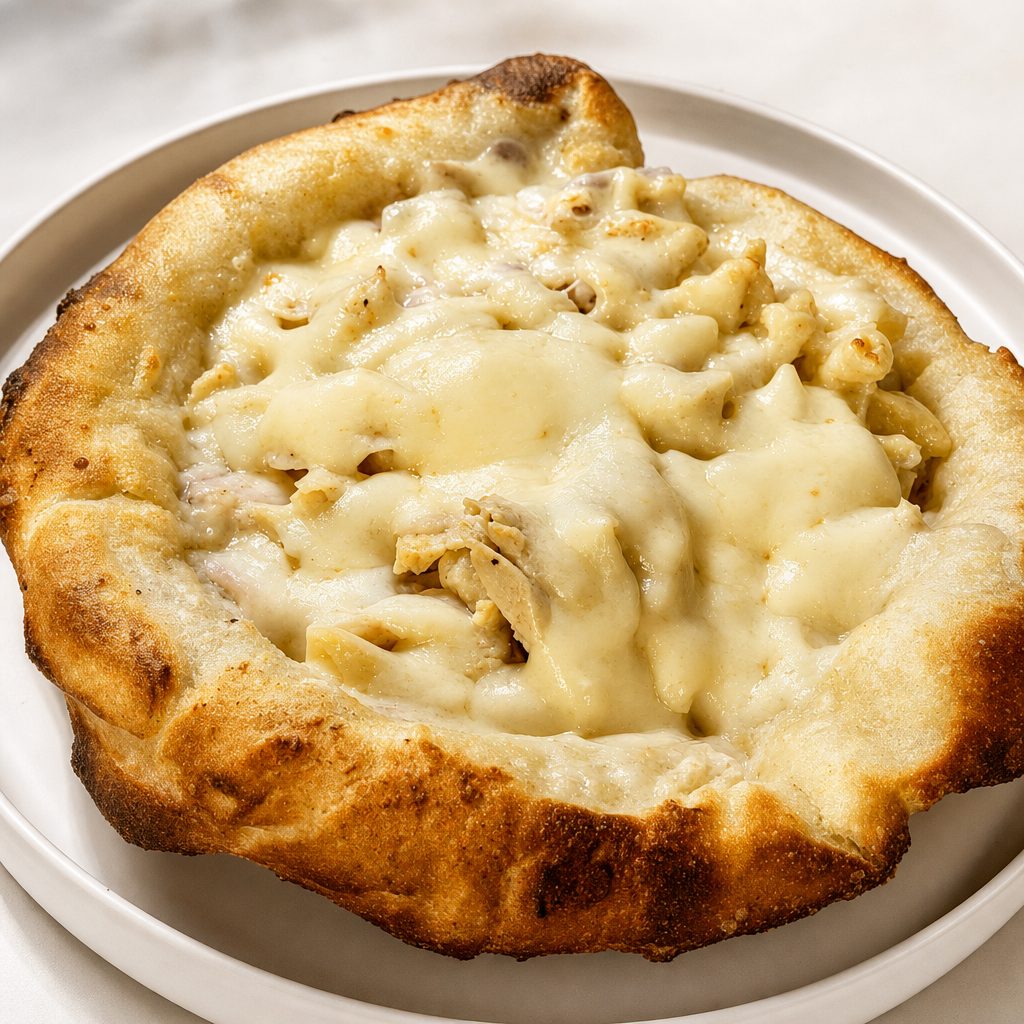 Chicken Alfredo.