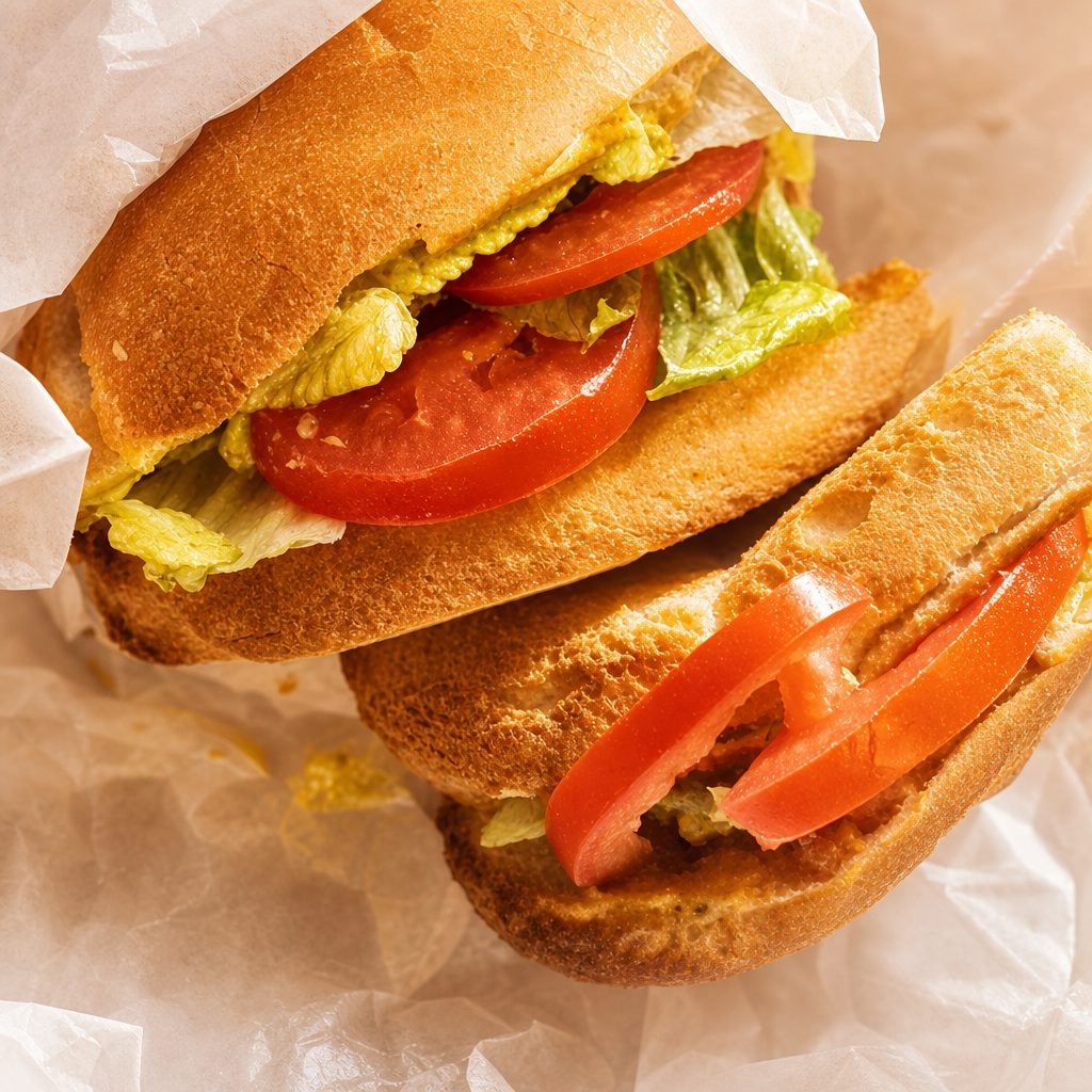 Turkey N Cheese Sandwich.